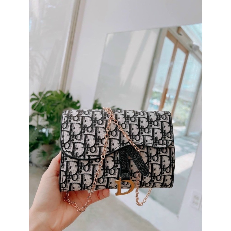 Túi Ví Nữ Mini Đeo Chéo, Túi Xách Nữa Khoá D Thời Trang