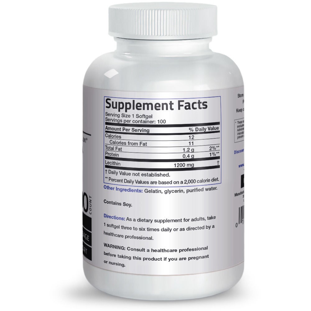 Organic Vitamins Lecithin 1200mg - 100 viên Mỹ - Đẹp da, bổ cơ thể | BigBuy360 - bigbuy360.vn