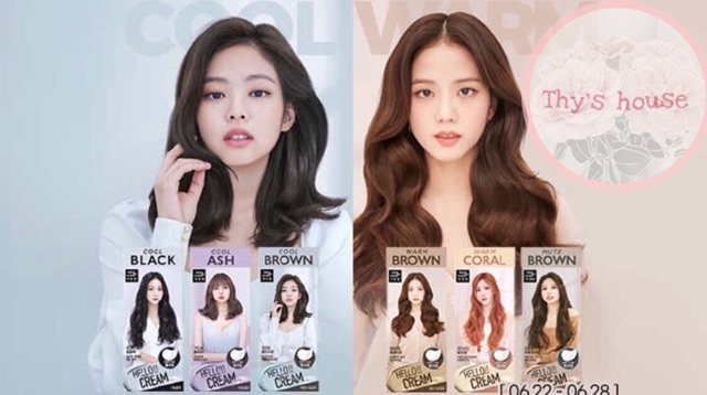 NHUỘM TÓC Dạng kem Mise En Scene Hello Cream Personal Hair Color 125g mẫu mới 2020