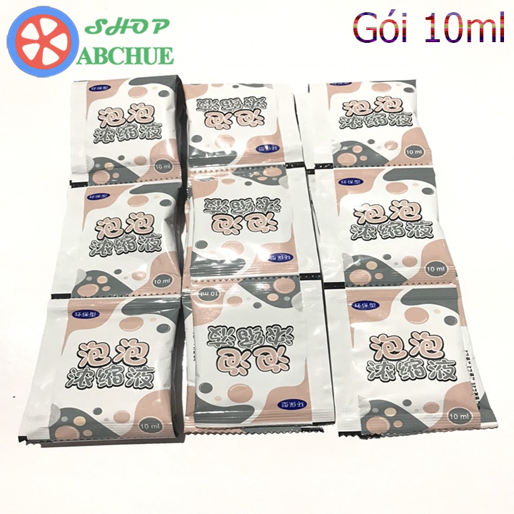 Nước Pha Bong Bóng Xà Phòng gói 10ml Cho Súng Bắn Bong Bóng, Đồ Chơi Thổi Bong Bóng Các loại