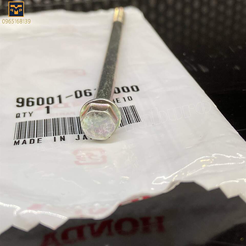 Ốc tán 6 li mạ kẽm, dài 100mm