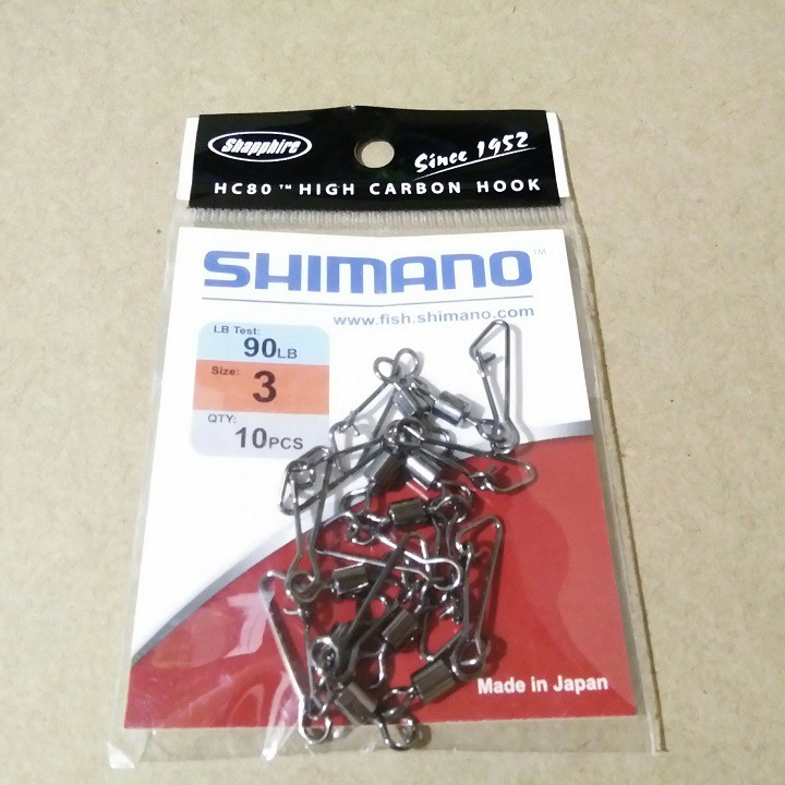 Khóa Linh Chống Xoán Shimano Made In Japan Bịch 10 cái - Hàng Loại 1