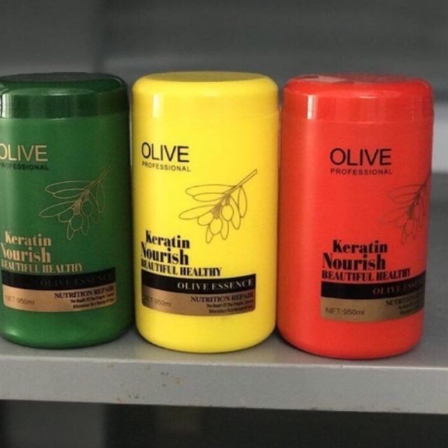 Kem Ủ Tóc OLIVE Keratin 950ml