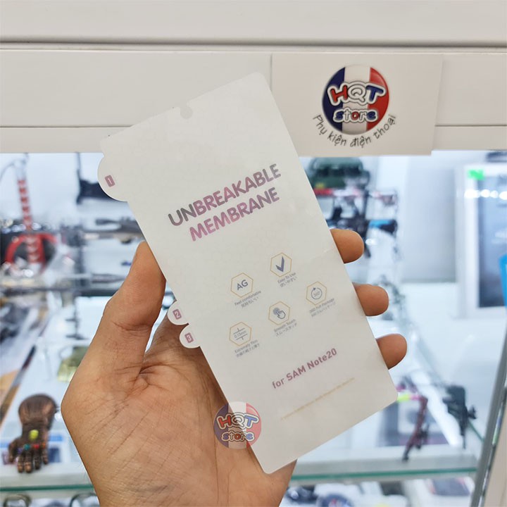 Dán PPF AG chống vân tay full màn hình cho Note 20 Ultra / Note 20 vân tay siêu nhạy