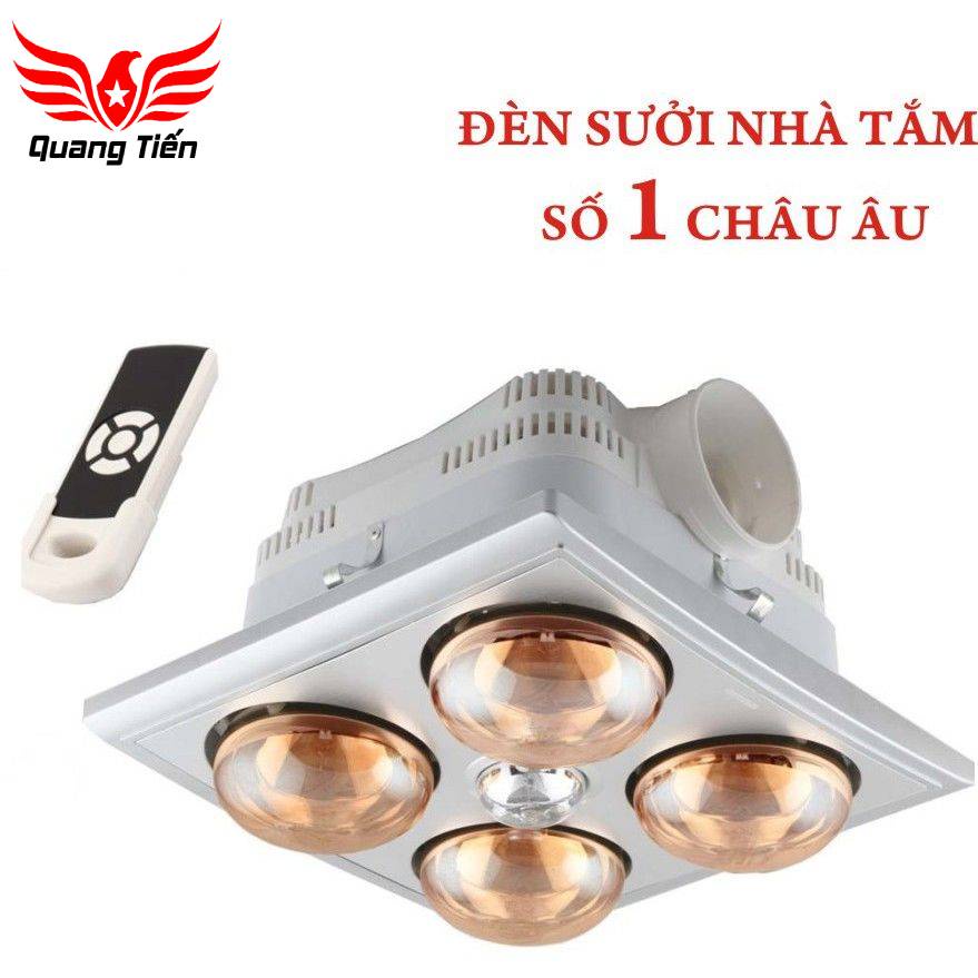 Đèn sưởi nhà tắm Heizen 4 bóng HE-4BR