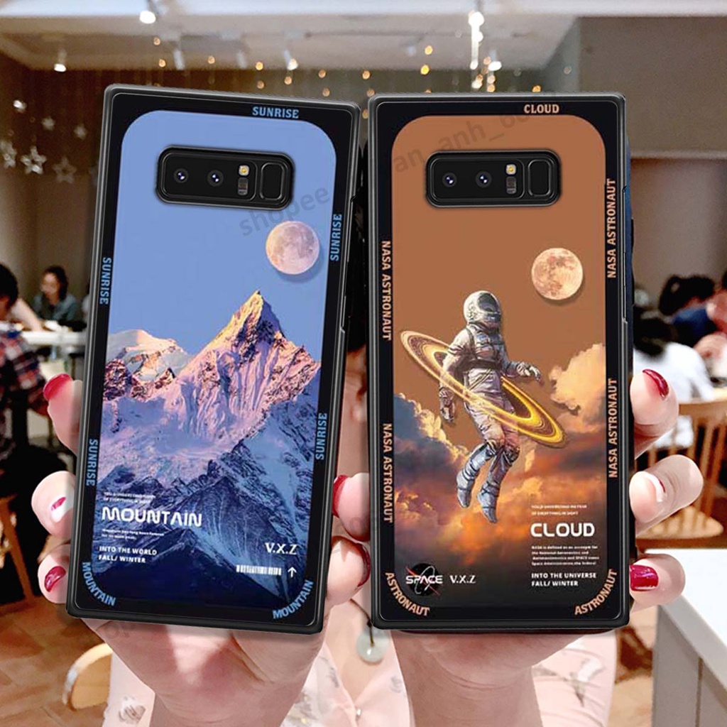 Ốp Samsung Note 8 hình vũ trụ, mountain, cloud phong cách cá tính