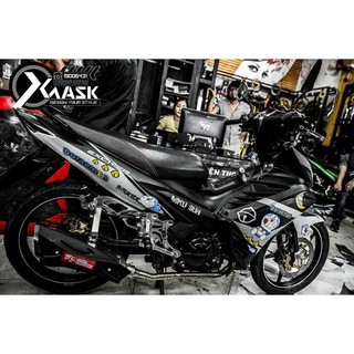 Tem Exciter 135 Mẫu Doremon Đen Nhám