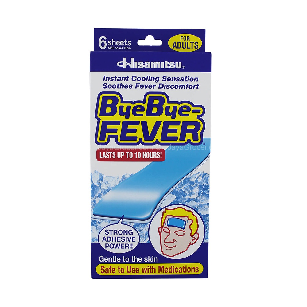 Dán Hạ sốt bye ye Fever - Nhật Bản - ( 1 họp 8 Bich,mỗi Bich 2 miếng)trẻ em từ 2tuổi trở lên