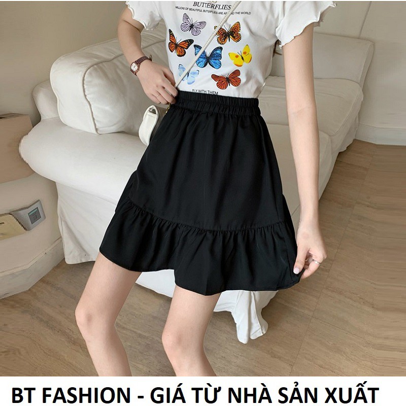 Chân Váy Voan Thời Trang BT Fashion (VA1- ĐUÔI CÁ XUÔNG) - Có quần lót bên trong