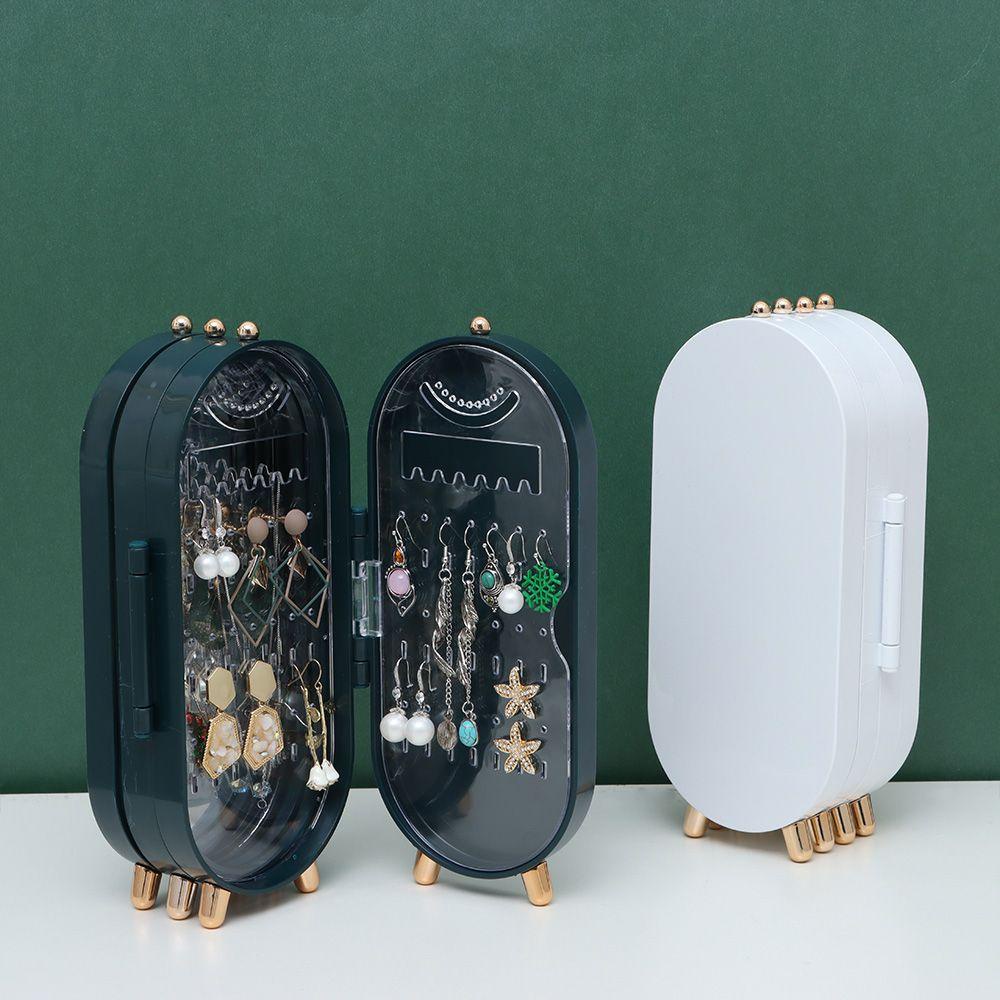 Giá Đỡ Trưng Bày Bông Tai 4 Cửa Cỡ Lớn Có Thể Gấp Gọn Phong Cách Retro Sang Trọ