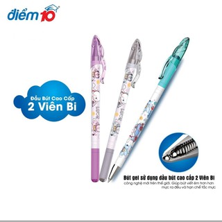 Bút gel Điểm 10 TP-GEL03 [ hộp 20 cây ], nét 0.5, 2 đầu bi, hàng chính hãng, có kiểm tra chất lượng, an toàn