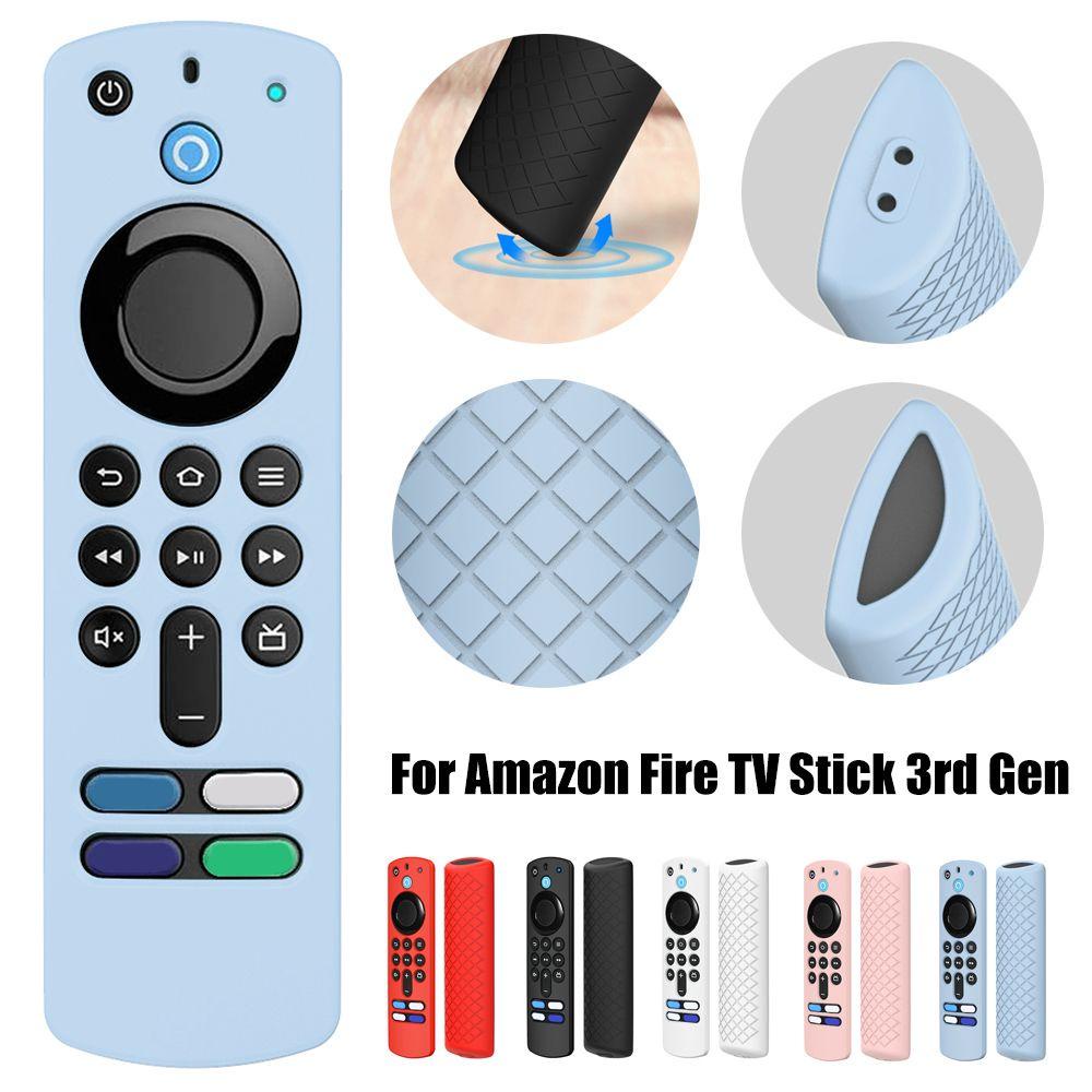 Vỏ Bọc Điều Khiển Từ Xa Bằng Silicon Mềm Chống Nước Chống Trượt Chống Sốc Cho Amazon Fire TV Stick Thế Hệ Thứ 3