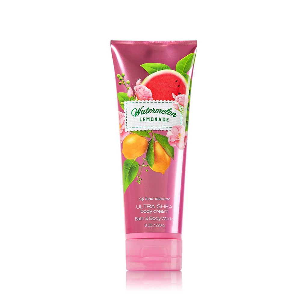 Kem dưỡng ẩm cơ thể Bath &amp; Body Works Watermelon Lemonade Ultra Shea Body Cream 226g (Mỹ)