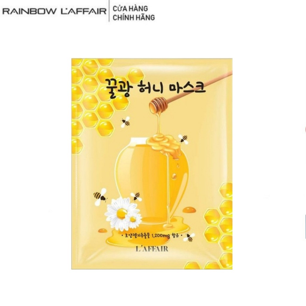 Mặt nạ chống lão hóa, mờ thâm, cấp ẩm  Rainbow L'affair Honey Mask 25ml
