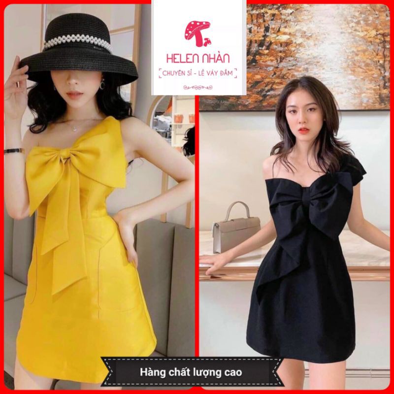 ĐẦM BODY KẾT NƠ TAY LỠ THỜI TRANG NỮ