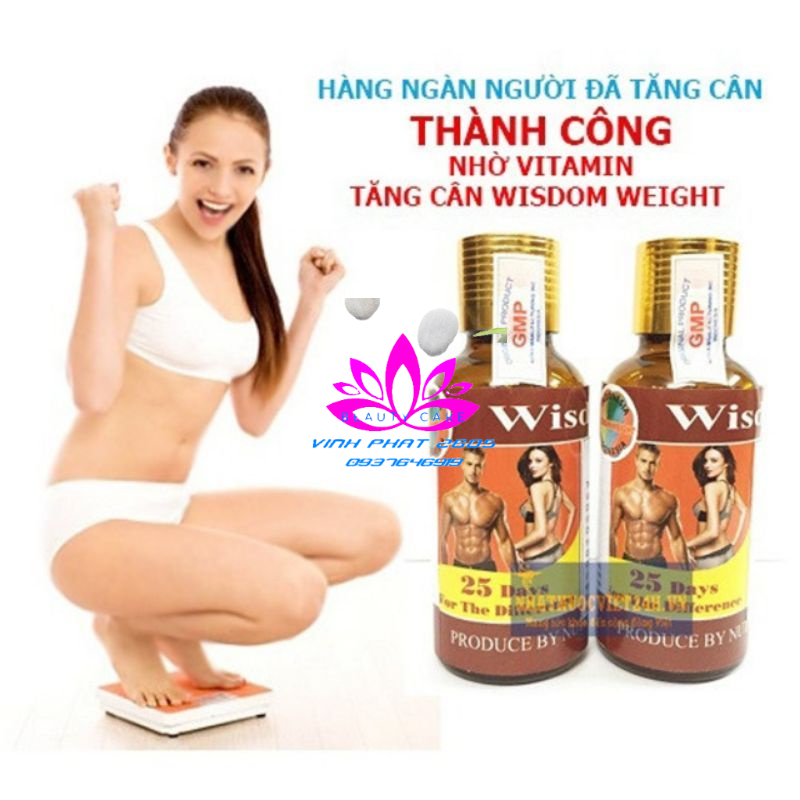 Không Bán Nhái Tăng Cân Wisdom Indonesia hộp 25 viên