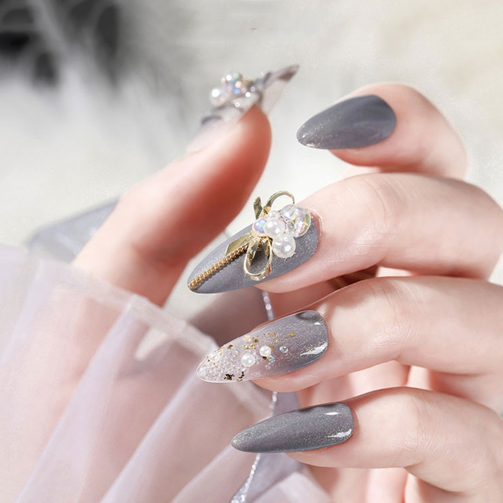 [Hàng mới về] Hạt kim cương giả phong cách 3D dùng trang trí móng tay sang trọng quý phái