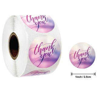 Cuộn 500 nhãn dán - sticker Thank you