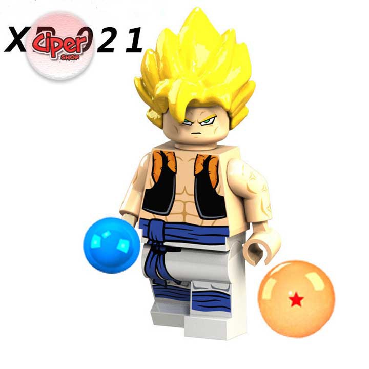 Bộ 6 nhân vật lắp ráp Dragon Ball - XP021 - mô hình lắp ráp Dragon Ball