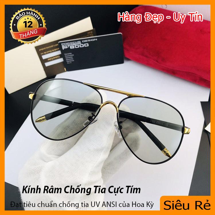 [Xả Kho] Kính mát nam đổi màu khi ra nắng - Mắt kính nam đổi màu dùng cho ngày và đêm P8503 - Mắt kính chống tia UV | BigBuy360 - bigbuy360.vn