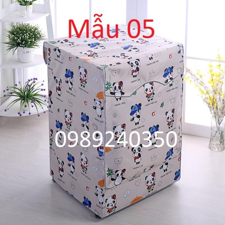 Áo trùm vỏ bọc che máy giặt LG cửa trước lồng ngang 7kg - 10kg loại tốt CHÍNH HÃNG