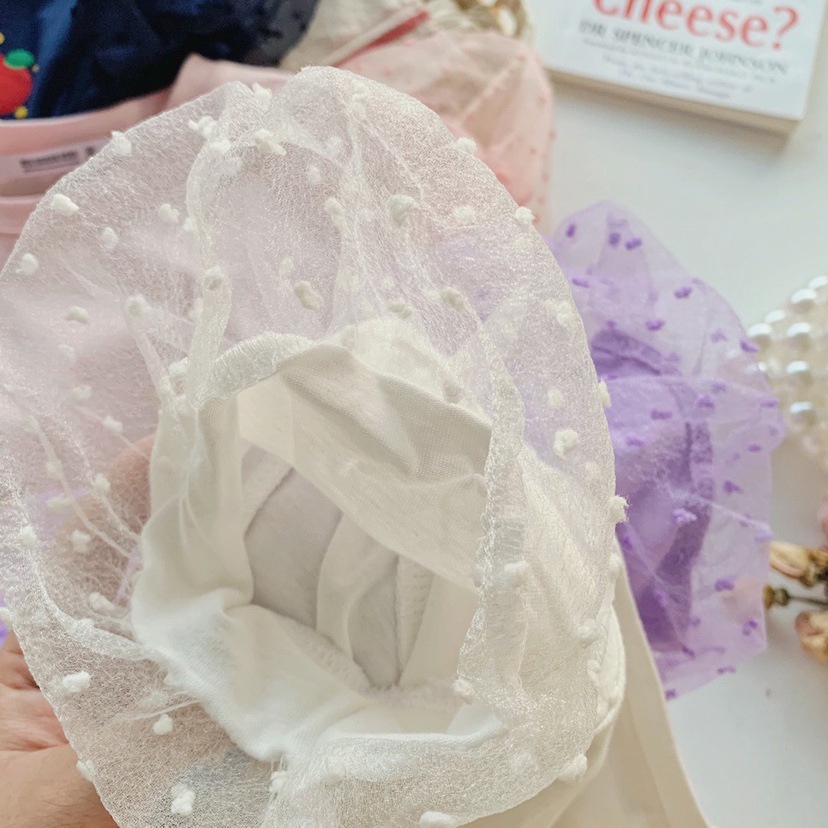 Váy cotton tay phồng ngắn in hình công chúa