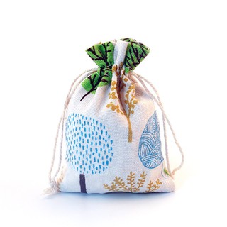 10x14cm - túi thơm túi đựng trang sức túi tiện lợi dây rút vải bố nhỏ hình cây xinh xắn