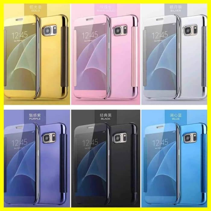 Ốp lưng nắp gập tráng gương cao cấp cho Samsung Galaxy Note 5 Note 5