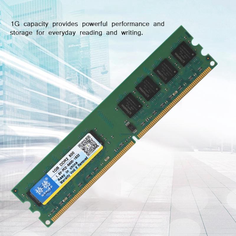 Bộ nhớ Ram 1 GB DDR2 800MHz PC2-6400 hiệu suất cao cho máy tính