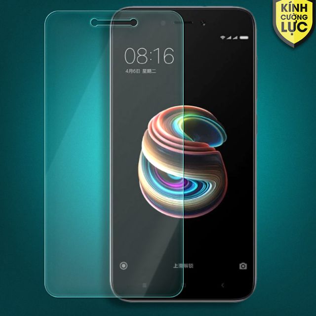 Cường lực Redmi 5A mài cạnh phụ kiện đầy đủ