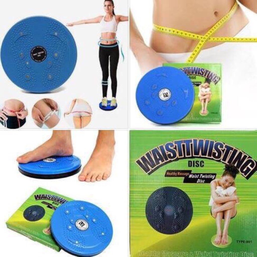 ĐĨA XOAY EO TẬP THỂ DỤC 360 ĐỘ VÀ MASSAGE BÀN CHÂN WAIST TWISTING CHẤT LIỆU NHỰA CỨNG CAO CẤP CHỊU LỰC TỐT