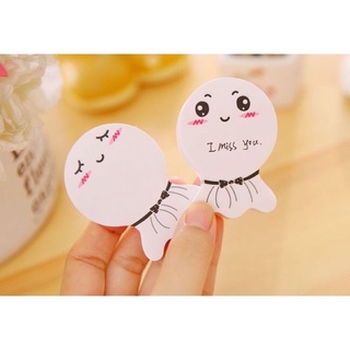 Giấy note búp bê cầu mưa