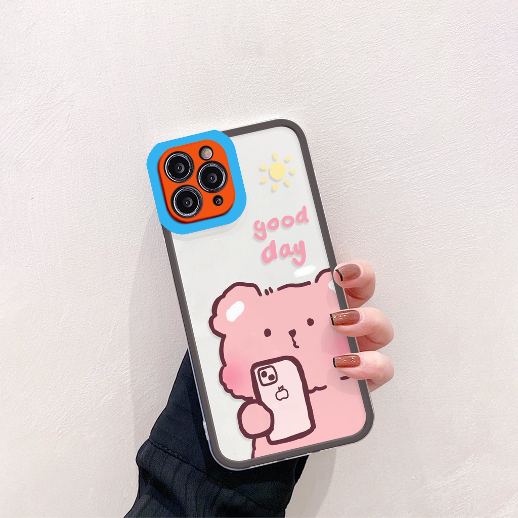 Ốp lưng iphone Say Hi trong cạnh vuông 6/6plus/6s/6splus/7/7plus/8/8plus/x/xr/xs/11/12/13/pro/max/plus/promax