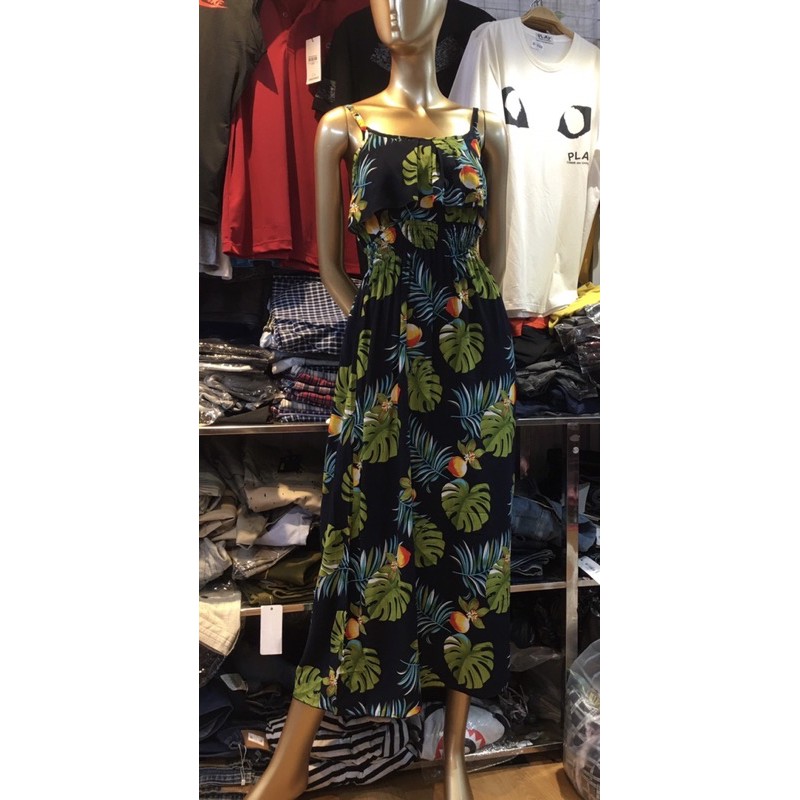 [Chuyên sỉ]Váy maxi lanh 2 dây 1 tầng ngực💯{Cam kết hàng chất lượng} | BigBuy360 - bigbuy360.vn