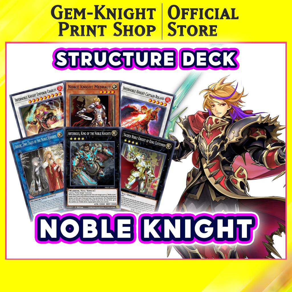 [Bài In] Bộ bài Yugioh - Noble Knight - Structure Deck