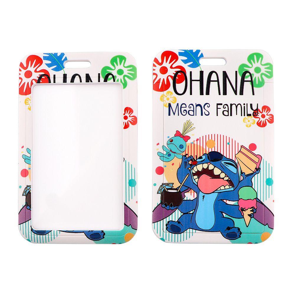 Dây Đeo Thẻ ID / Chìa Khóa / Điện Thoại Họa Tiết Người Ngoài Hành Tinh Stitch Màu Xanh Dương