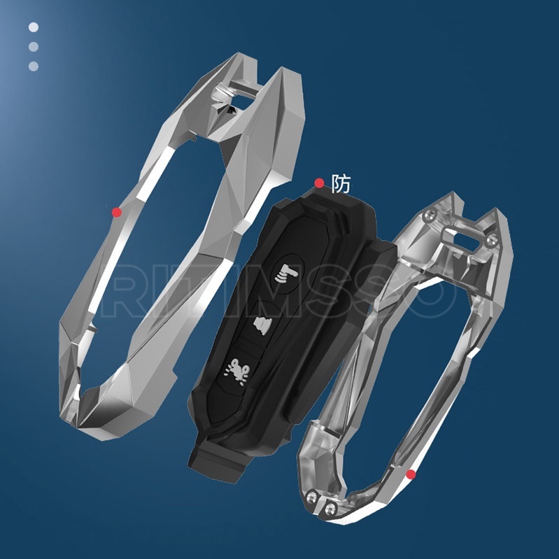 Vỏ Bọc Chìa Khóa Bằng Hợp Kim Kẽm Chuyên Dụng Cho Xe Mô Tô Honda Adv Pcx 2016-2020 Adv 150 Forza300 350 Sh 125