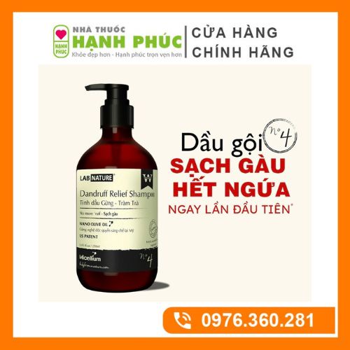 Dầu gội sạch gàu Wakamono No.4 - công nghệ Nano Olive Oil - Dung tích 250ml