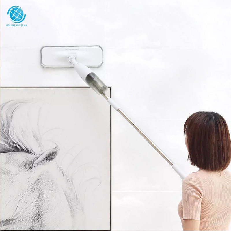 Cây lau nhà phun nước Deerma spray mop - TB500