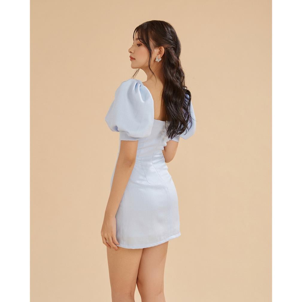 Siêu đẹp Đầm ôm SheByShj cúp ngực màu xanh dương - Sia Dress