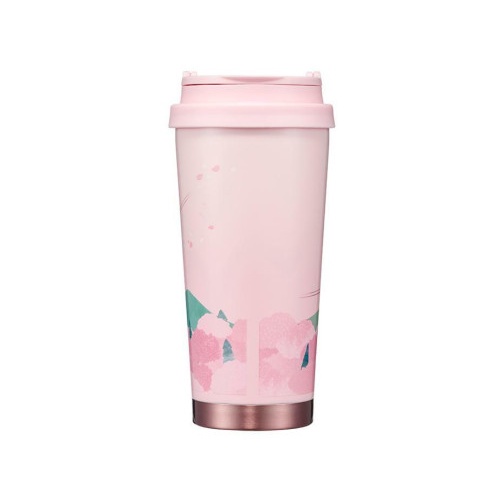 Bình Nước Hình Hoa Anh Đào Starbucks 22 Màu Hồng Dung Tích 473ml