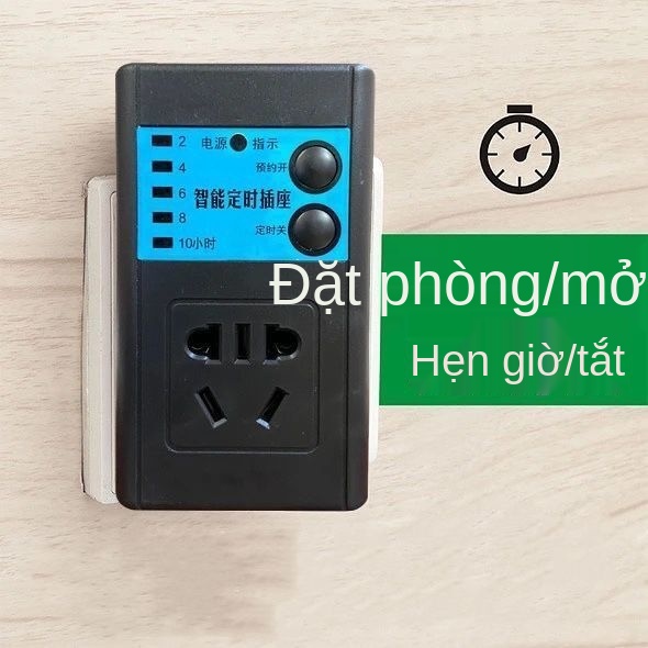 Công tắc hẹn giờ thông minh điện thoại di động pin sạc ô tô tự động ngắt điện bảo vệ ổ cắm chuyển đổi điện gia dụng