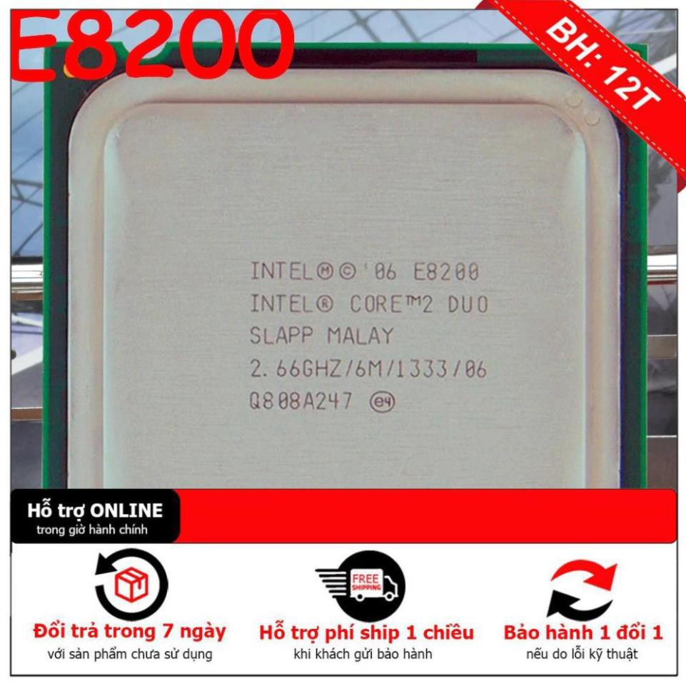 CPU desktop  Socket 775 Q9300 E8400 E7500 E6000 E5400 bóc máy giá rẻ