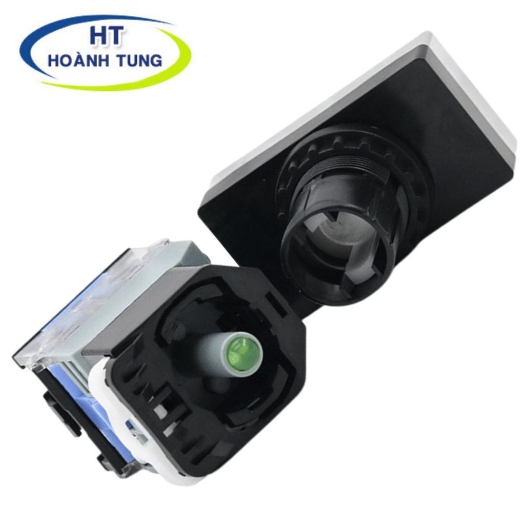 Công tắc nhấn đôi on-off có đèn LA38-11DRG phi 22mm điện áp 24VDC, 220VAC chất lượng tốt
