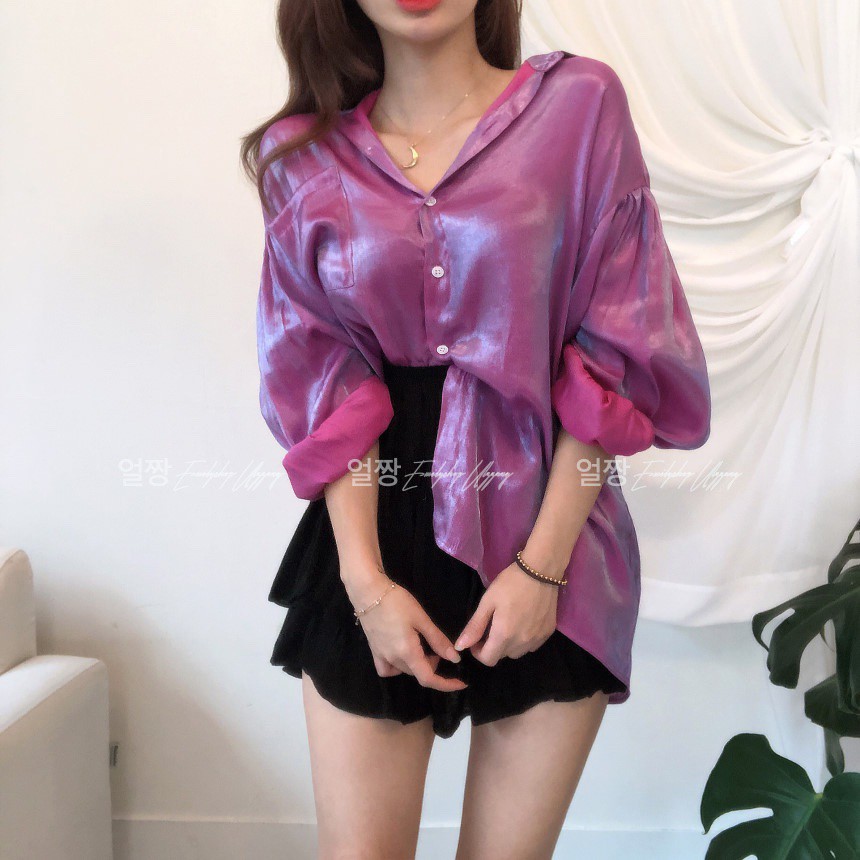 Ulzzang ( 얼짱) -ÁO SƠ MI NỮ