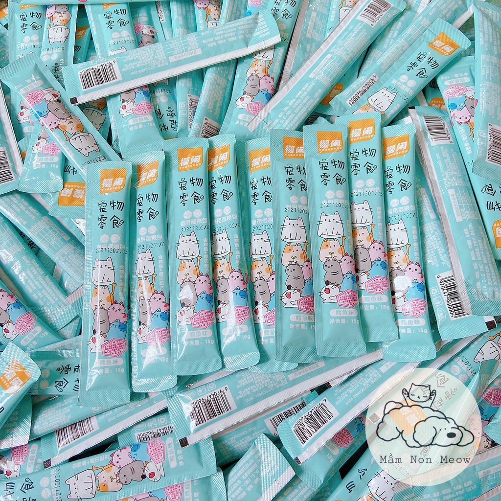 Combo 100 Thanh Súp Thưởng Cho Mèo Shizuka 15gr - Hery Pet