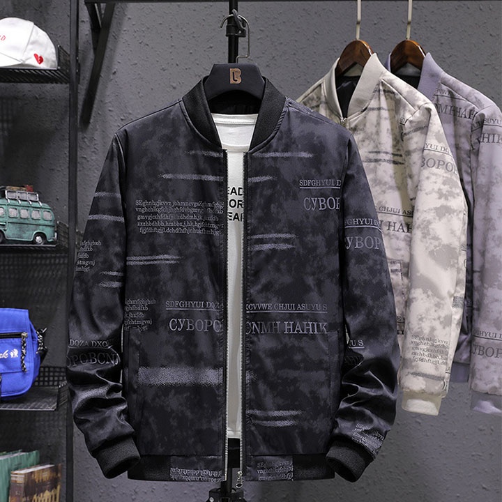 Áo khoác bomber nam big size ZENBIG dành cho người mập người béo, size ngoài cỡ Zenbig