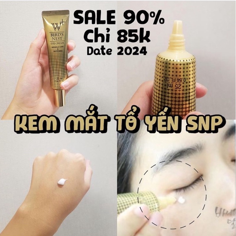 Kem mắt tS.N.P W+ Bird's Nest Eye Cream 25ml