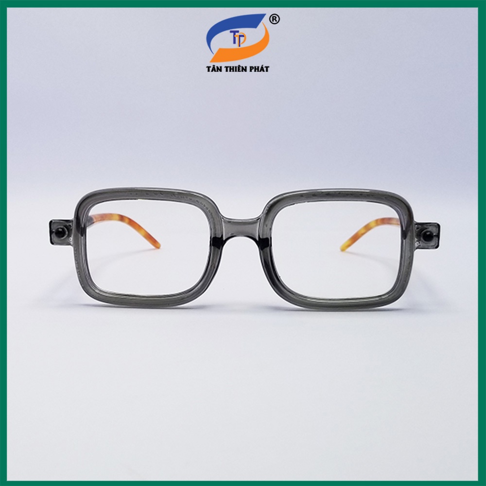 Kính mát nam nữ mắt chữ nhật TTPROBO màu nâu, đen khói, trong suốt. Tròng chống nắng, chống tia UV, gọng ôm mặt