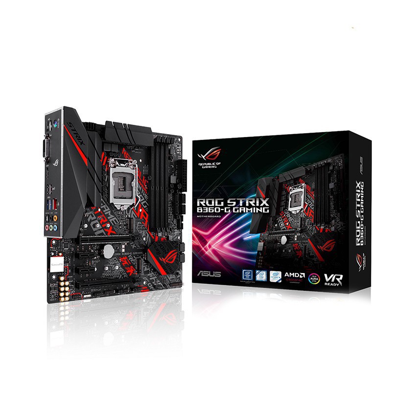 Mainboard ASUS ROG STRIX B360-G GAMING (Intel B360, Socket 1151, m-ATX, 4 khe RAM DDR4)